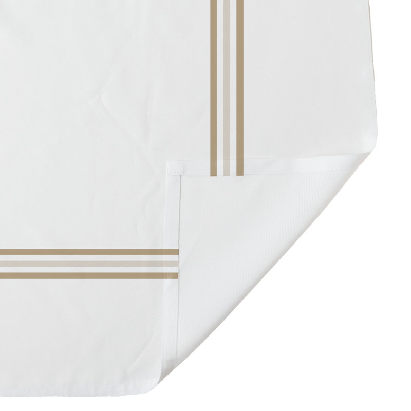 Shower Curtain, B, Beige