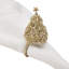 Christmas Tree Design Napkin Rings (Set Of 4)-1518596915