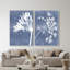 Cyan Flowers Set Set by Oliver Gal-188978691-188978700