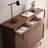 Modern Brown Solid Wood Shoe Storage