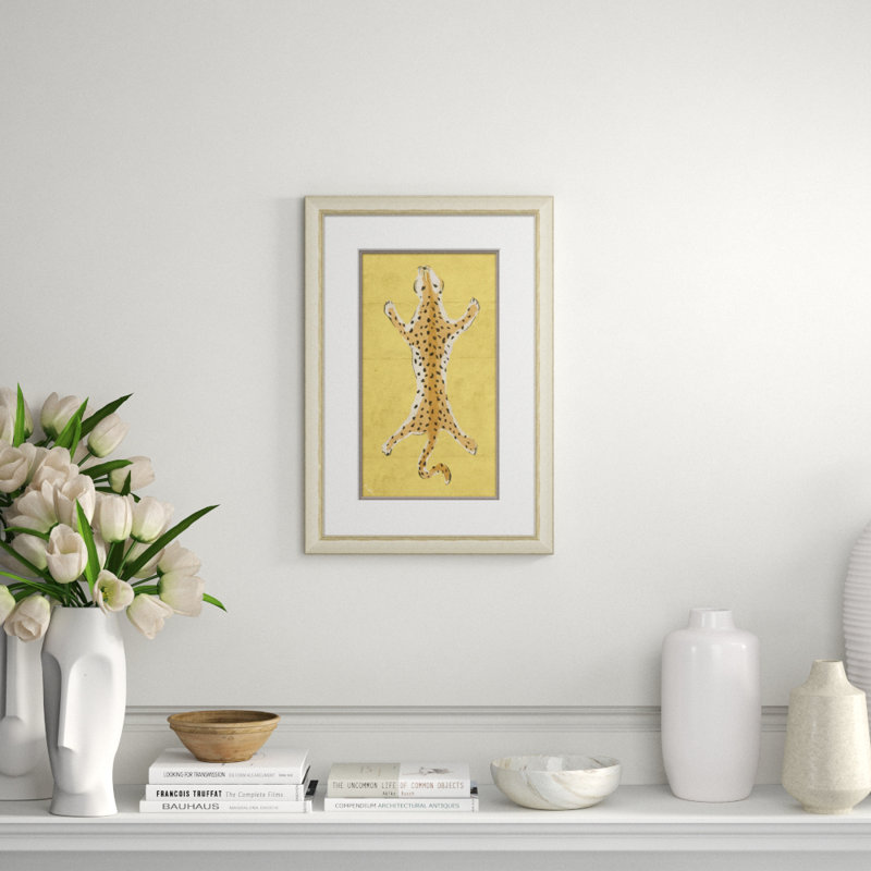 Leopard Series Giclee Print by Dana Gibson, No White, 62" H x 36" W x 1.25" D, Brown