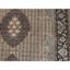Tapis rouge et brun noué à la main de haute qualité
