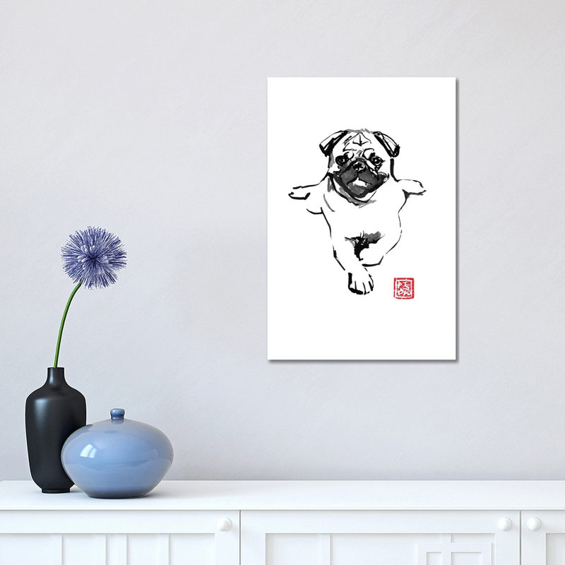 Carlin by Péchane - Print on Canvas, 66.04 cm H x 45.72 cm W x 3.175 cm D, Wrapped Canvas