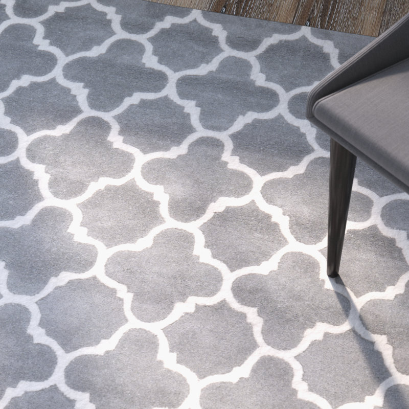 Teresita Chatham Hand Tufted Wool Geometric Rug, Rectangle 11' x 15'