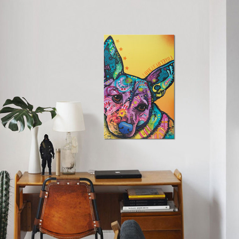 «Tink», reproduction d'impression sur toile, H 18 po x l 12 po x P 1,5 po, Toile tendue, Pas de tapis