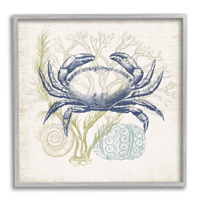 Superposition botanique crabe océanique rustique-ao-750