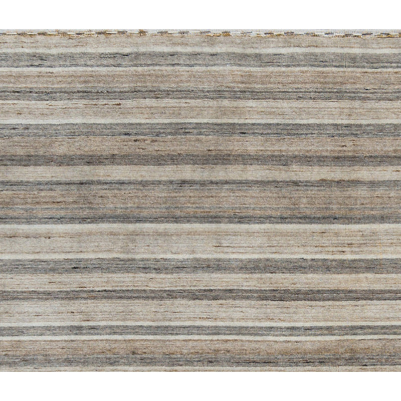 Striped Area Rug in Gray
