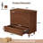 Oversized Nightstand With 3 Drawers-2078924270