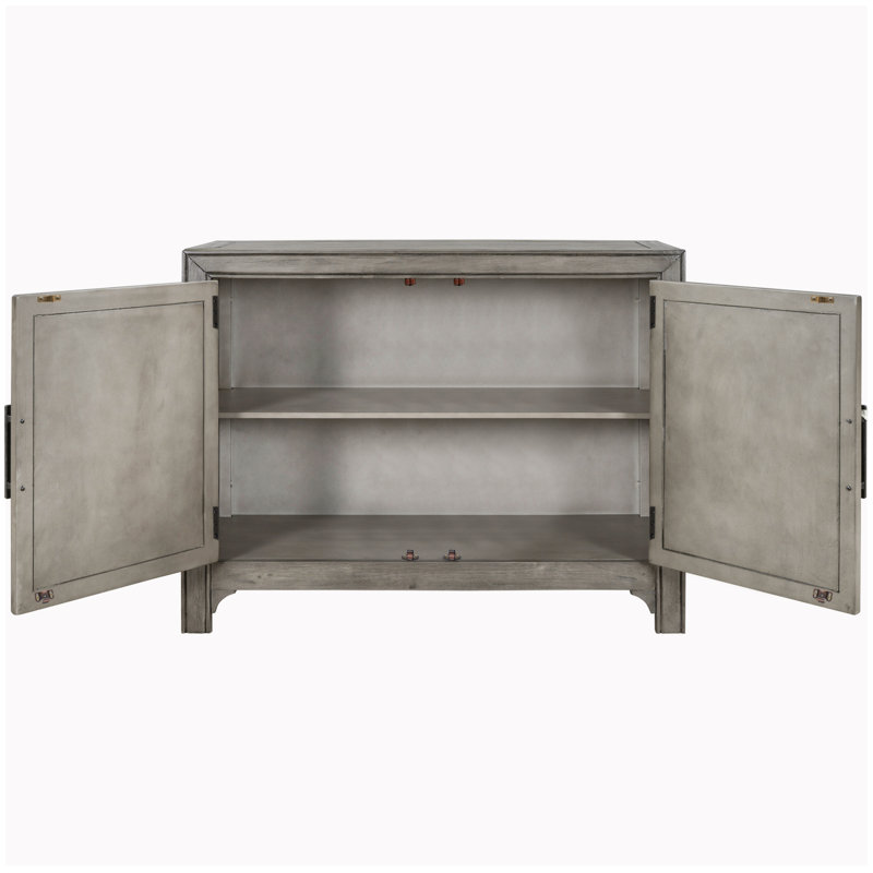 Console à armoires modernes Ladzi, Gris antique
