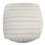 Pouf en coton tissé / polyester