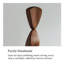 Ornements de sculpture créatifs en bois d'hévéa
