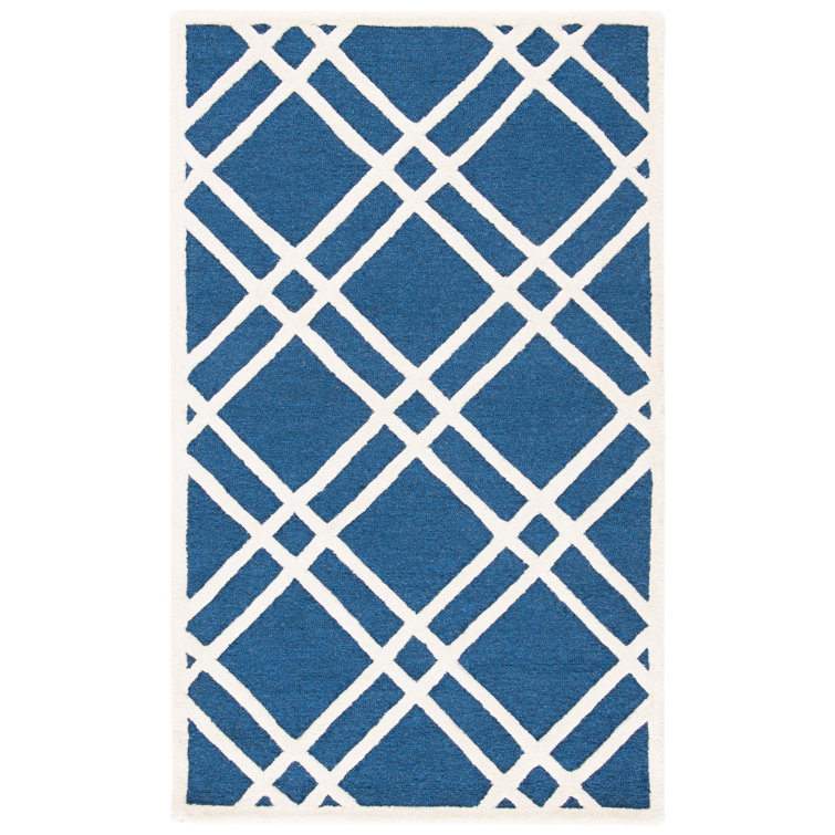 Sanyla Hand Tufted Wool Geometric Rug