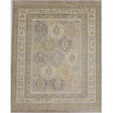 Transitional One-of-a-Kind Rectangle 8 X 9'11" Hand Knotted Area Rug