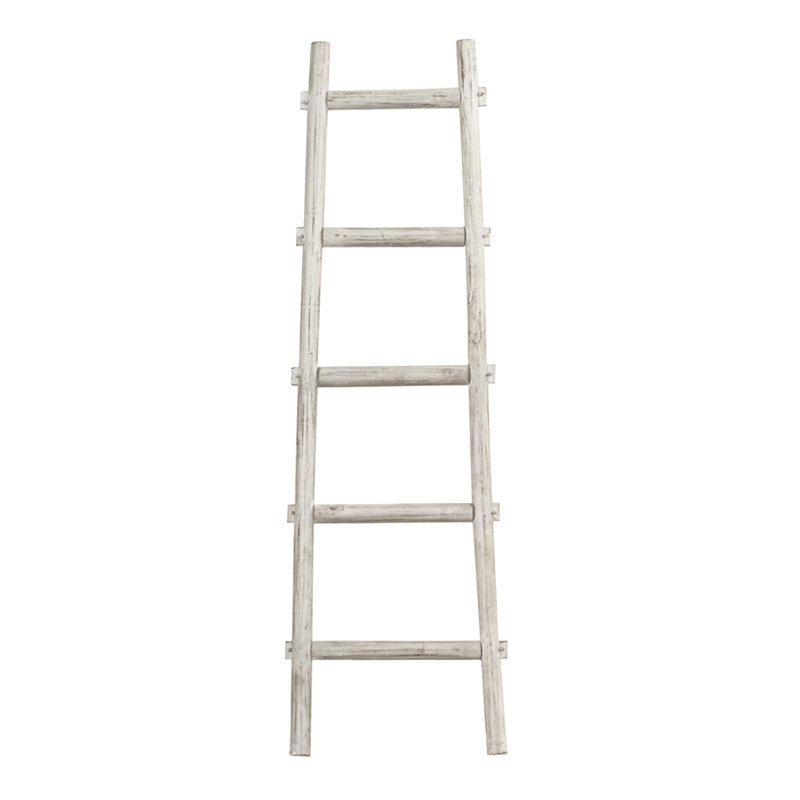 5 ft Blanket Ladder, White
