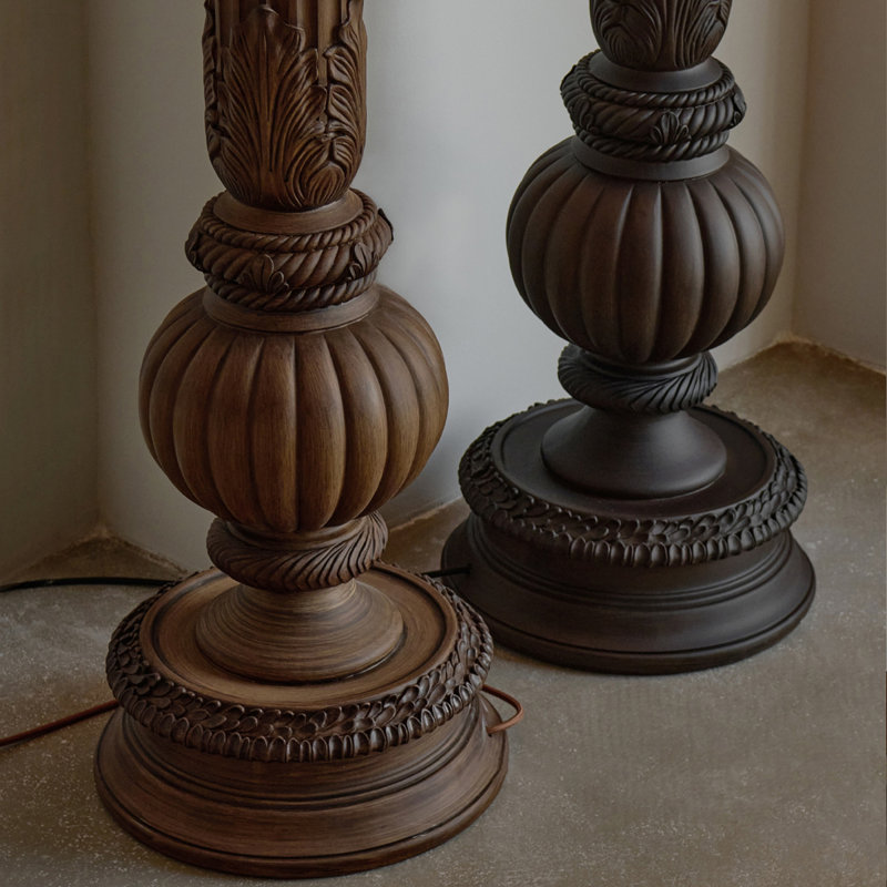 Lampes sur pied en résine sans noix