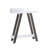 Contemporary Two Toned Console Table with Two Shelves