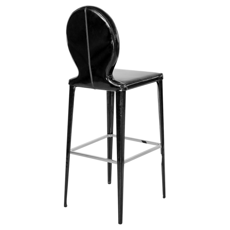 Jasmine Upholstered Counter Stool with Metal Frame