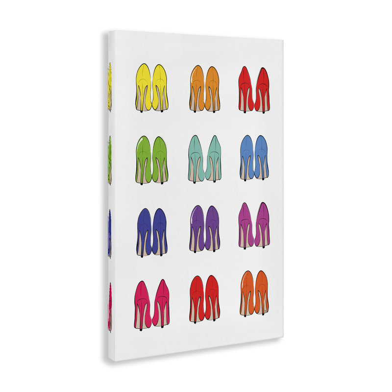 «Rainbow High Heels» par Martina Pavlova, H 24 po x l 16 po