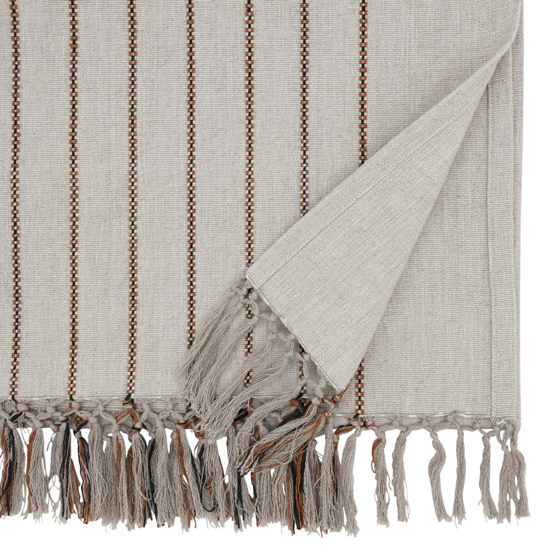 Table Runner With Stripe Design