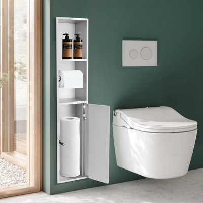 Porte-papier hygiénique encastré 32,28 po Modern