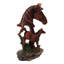 Sculpture de famille de chevaux équine Western