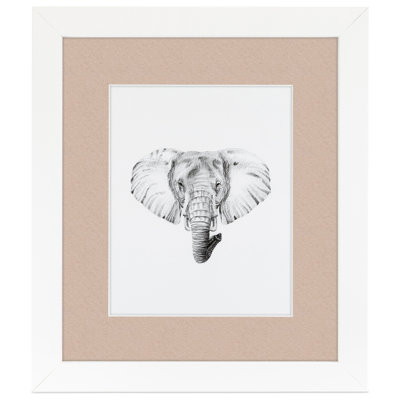 Wood Matte Picture Frame with Mat