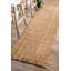 Tapis campagnard naturel en jute tissé à plat à la main Isalena-1224587632