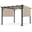 10 pi. L 10 pi. Pergola en métal