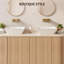 Lavabo vasque carré KES 17 po
