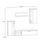 Wirth Unfinished Entertainment Centre for TVs up to 58"