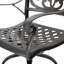 Tabouret pivotant en fonte d'aluminium