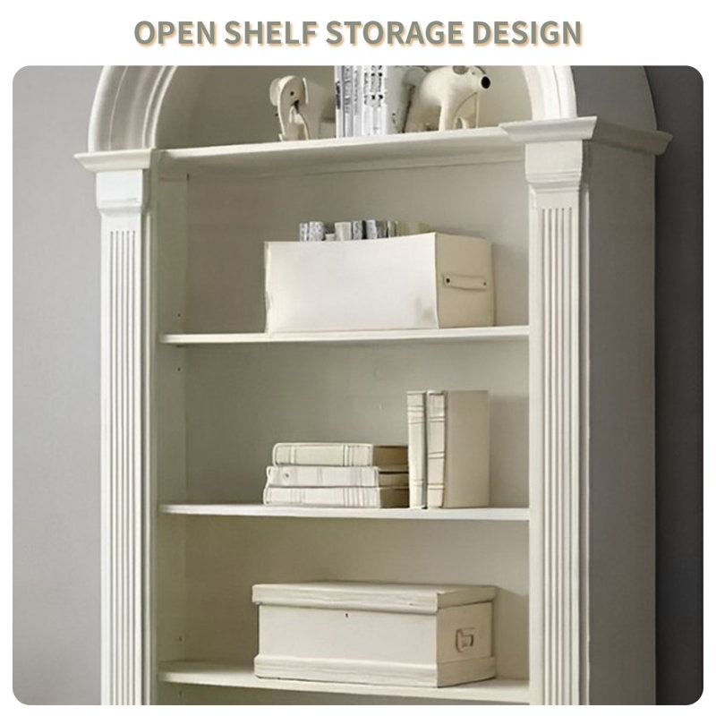 Minimalist Arch-Shaped 5-Tier Open Bookcase | Wayfair
