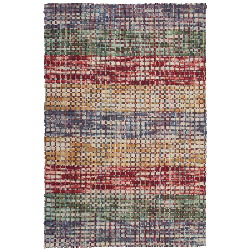 Zackery Striped Hand Woven Area Rug, Rectangle 160 x 230cm