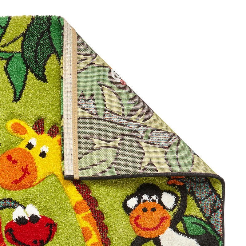 Dalke 53747 (22317) Green Machine Made Area Rug
