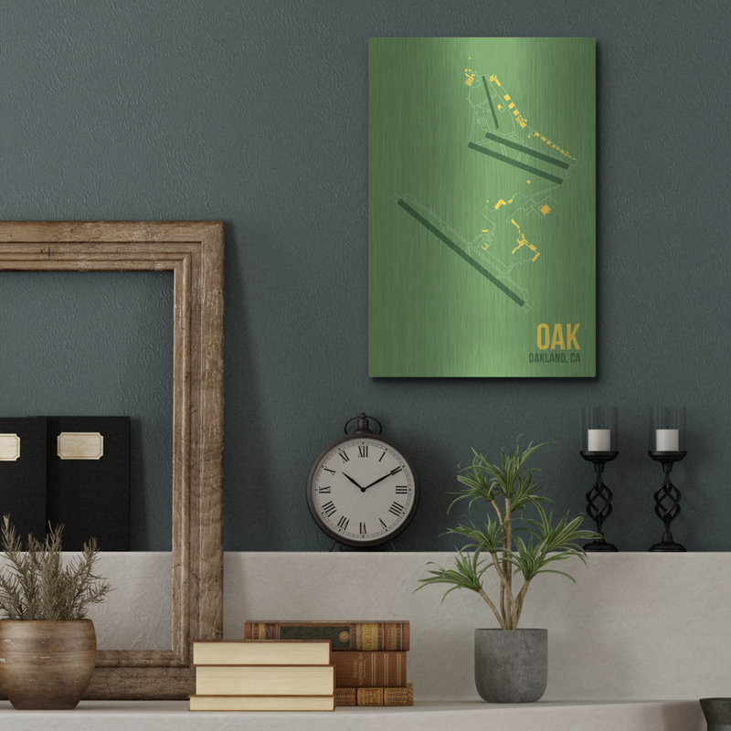"Oak" par O8, à gauche, H 16 po x l 12 po