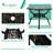 Newton Vivijason 5-Piece Patio Furniture Dining Set, All-Weather Cast Aluminum Outdoor Conversation Set, Include 4 Cushioned Chairs And 1 Round Table W/Umbrella Hole For Balcony, Lawn, Garden, Backyard-129911033