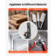 Ponceuse à disque de 6 po et ponceuse à bande de 2 po x 42 po, ponceuse à banc pour banc professionnel de 420 W avec plusieurs réglages d'angle pour le travail du bois, la finition de meubles et l'aiguisage de couteaux
