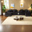 Grand canapé modulaire avec rangement, noir Boucle-652686303