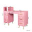 Table d'artisanat rose