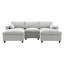 Canapé modulaire 86,5 po Chenille-695984528
