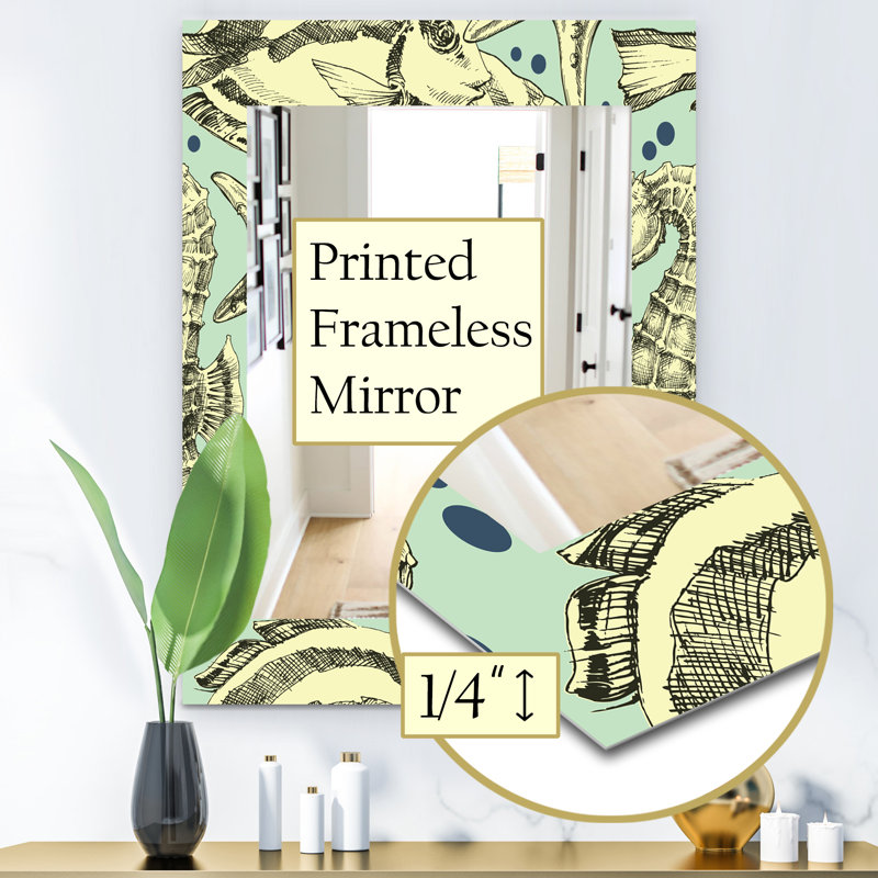 Miroir mural cost-creatures 19, H 24 po x l 32 po