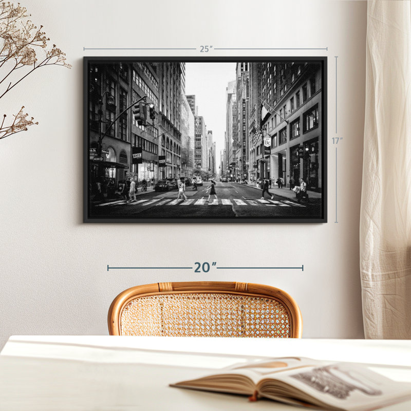 «Madison Avenue», H 17 po x l 25 po
