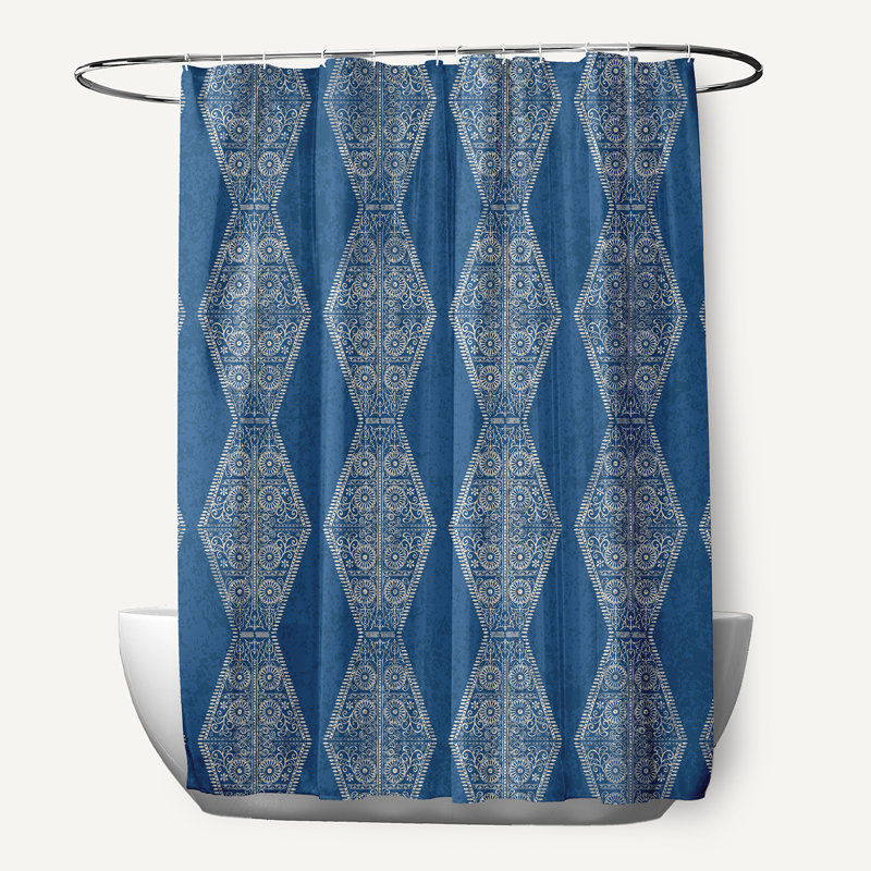 Rideau de douche Harrel, Bleu