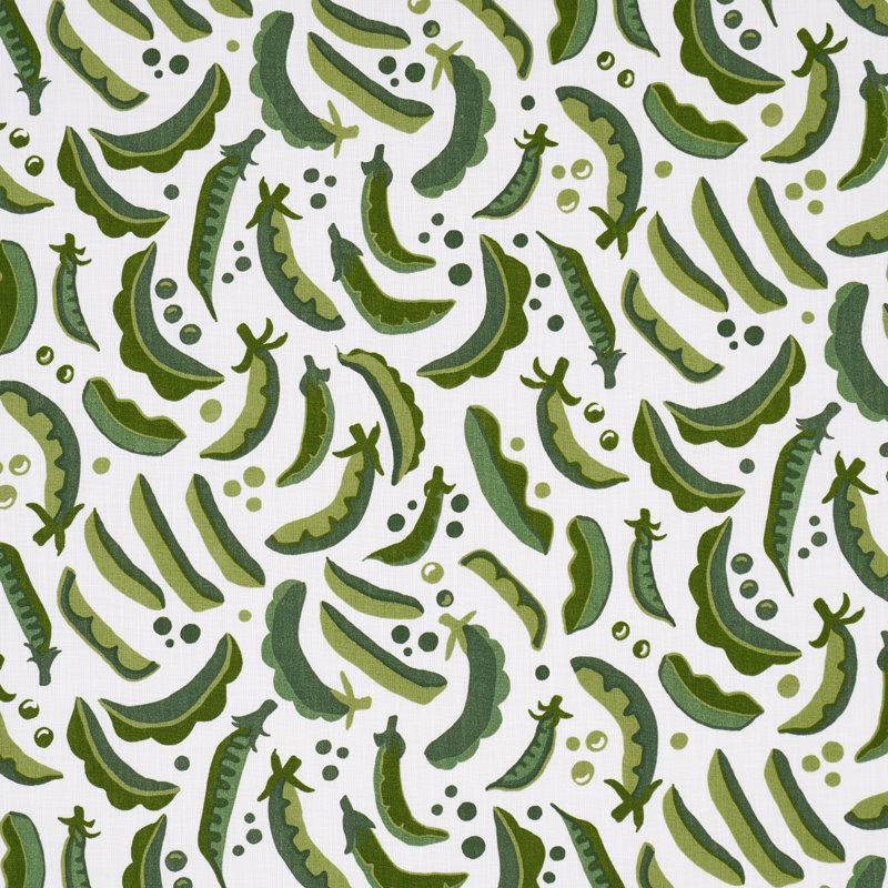 Schumacher X Studio Bon Sugar Ann Indoor/Outdoor Fabric, Green