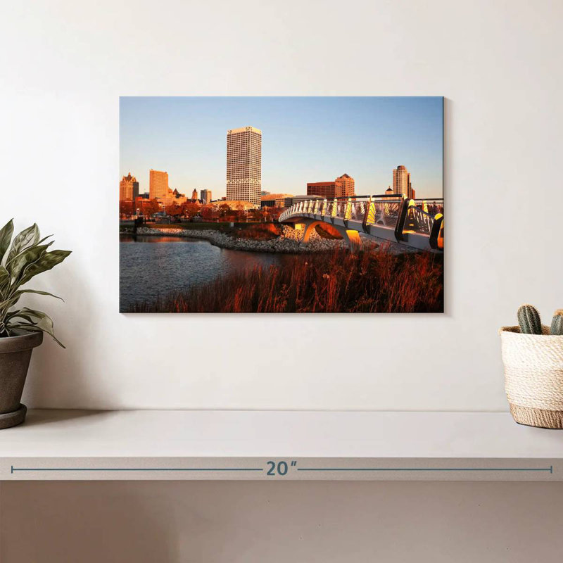 Sireci Milwaukee Autumn Sunset, 8" H x 12" W