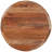 Round Solid Wood Top with Iron Base Dining Table
