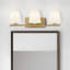 Luminaire mural pour meuble-lavabo à 3 lumières Hunter Fauna Grove-114532185