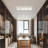 Neelia LED Flush Mount Ceiling Light Fixtures Ceiling Mount 26In Dimmable Flush Mount Lighting