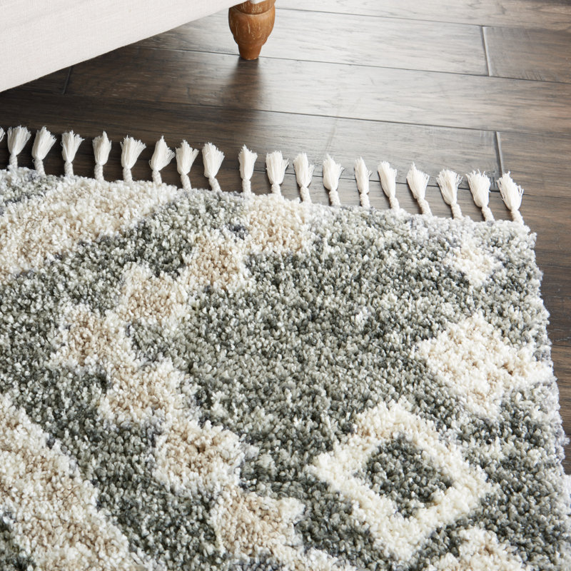 Southwestern Shag Area Rug, Rectangle 239 x 320cm