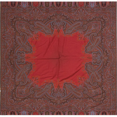 Antique Shawl Indian Knotted Rug